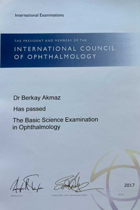 The Basic Science Examination in Ophthalmology